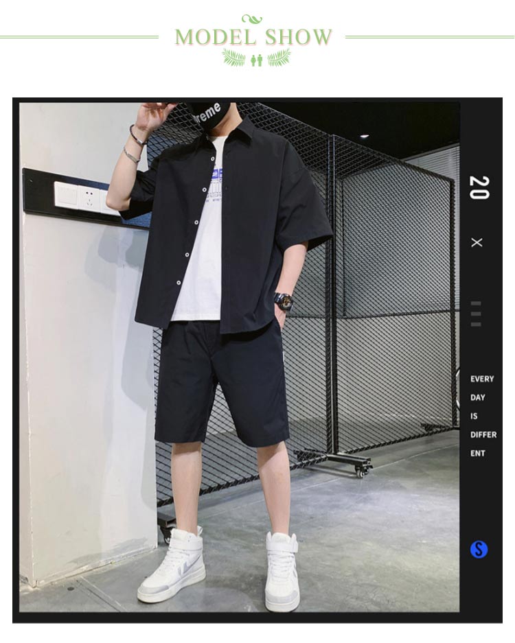 上下セ メンズ 半袖 シャツ ショートパンツ 夏服 カジュアル シャツ ハーフパンツ セットアップ おしゃれ