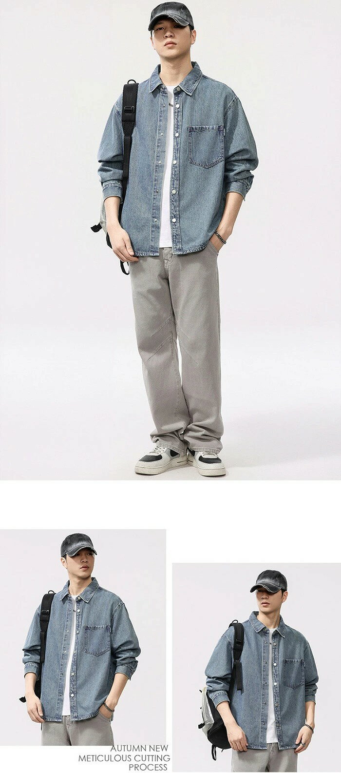 デニムシャツ ジージャン メンズ シャツジャケット デニムジャケット 長袖シャツ カジュアルシャツ ボタン Gジャン 男性トップス 春 秋 おしゃれ 大きいサイズ 普段着 アウトドア 作業着 作業服 運動 通勤 通学 休日