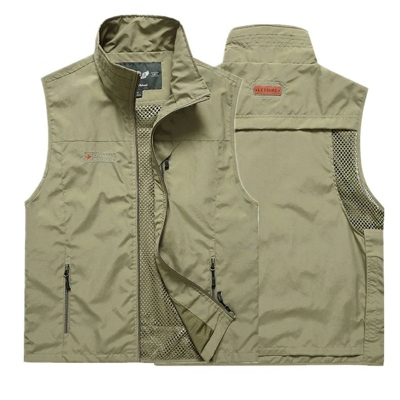 S-8Lあり!!2着で送料無料／ベスト 軽量ジレ メンズベスト チョッキ 多機能2タイプ 多ポケットサマーベストベストアウトドアウエアー ベスト釣りカメラマンベストゆったり涼しい 撥水旅行 散歩 紳士 父の日