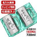 名入れ ビールジョッキ サーモス ペア 名前入り プレゼント 真空断熱 保温 保冷 食洗器 対応 ステンレス 彫刻 刻印 グラス コップ ビアグラス おしゃれ ...
