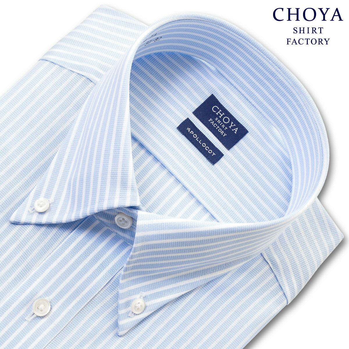 YVc aA|Rbg COOL CONSCIOUS CVc Y `Ԉ u[XgCv {^_EVc 100% u[ CHOYA SHIRT FACTORY(cfd535-450)