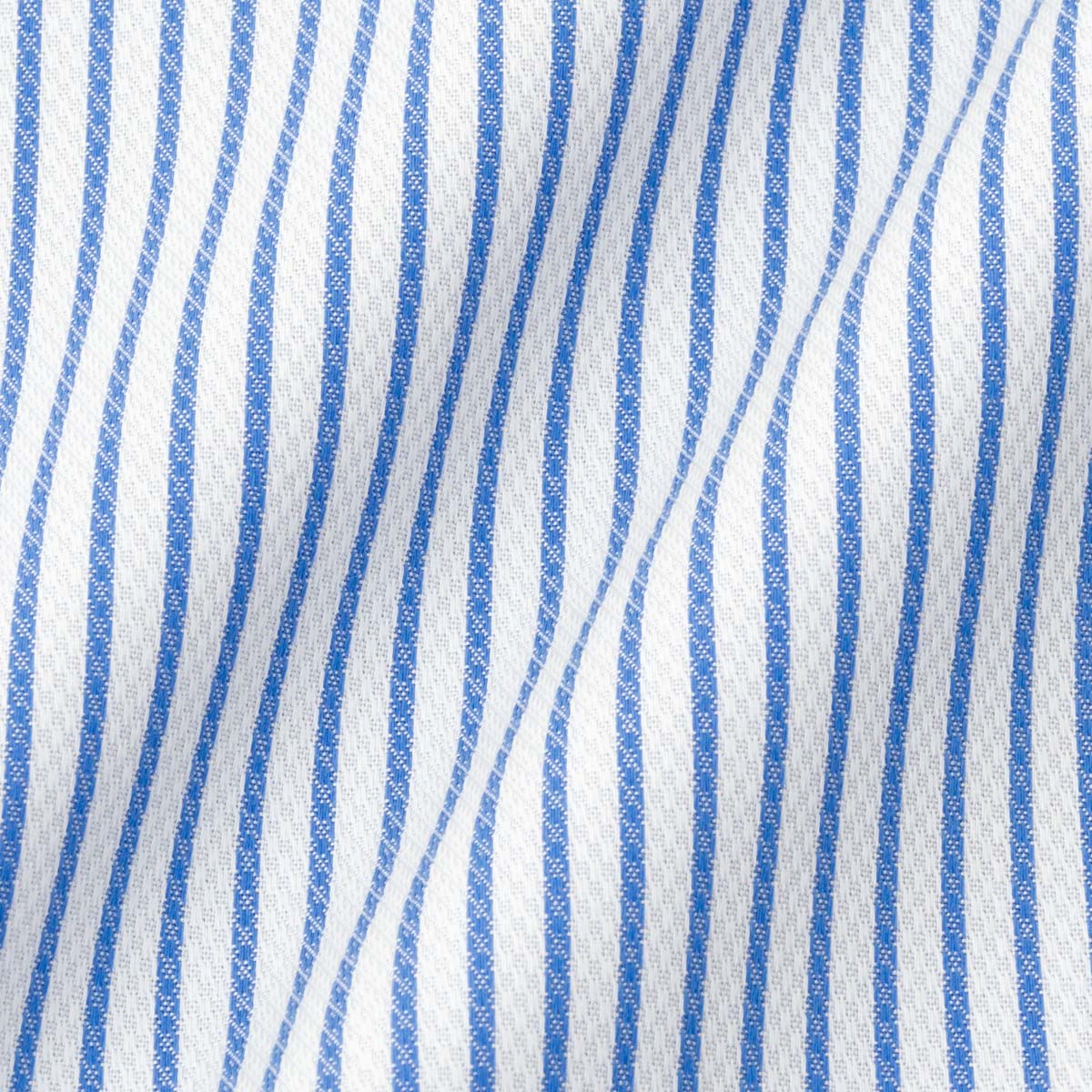 Yシャツ 日清紡アポロコット 長袖 ワイシャツ 形態安定 ボタンダウン ブルーストライプ 綿100% キングサイズ レギュラーフィット CHOYA SHIRT FACTORY(cfd871-450) APR10