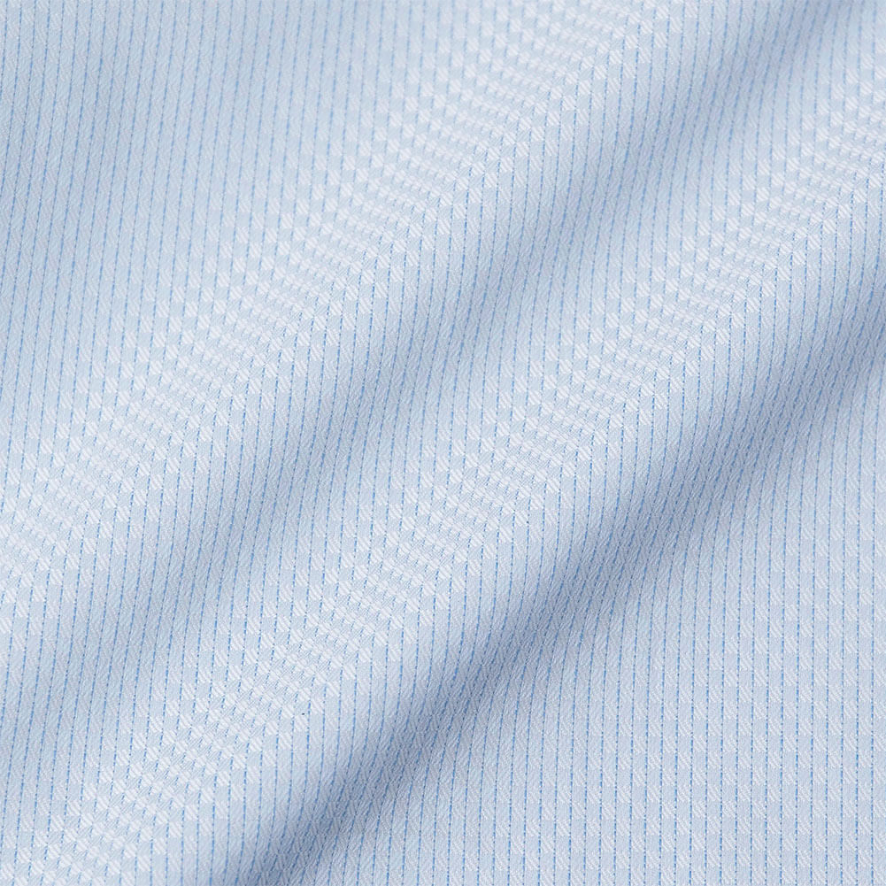 ワイシャツ 長袖 メンズ 形態安定 吸水速乾 ストレッチ ブルードビー レギュラーカラー SHIRT MAKER CHOYA2403de 2509ft