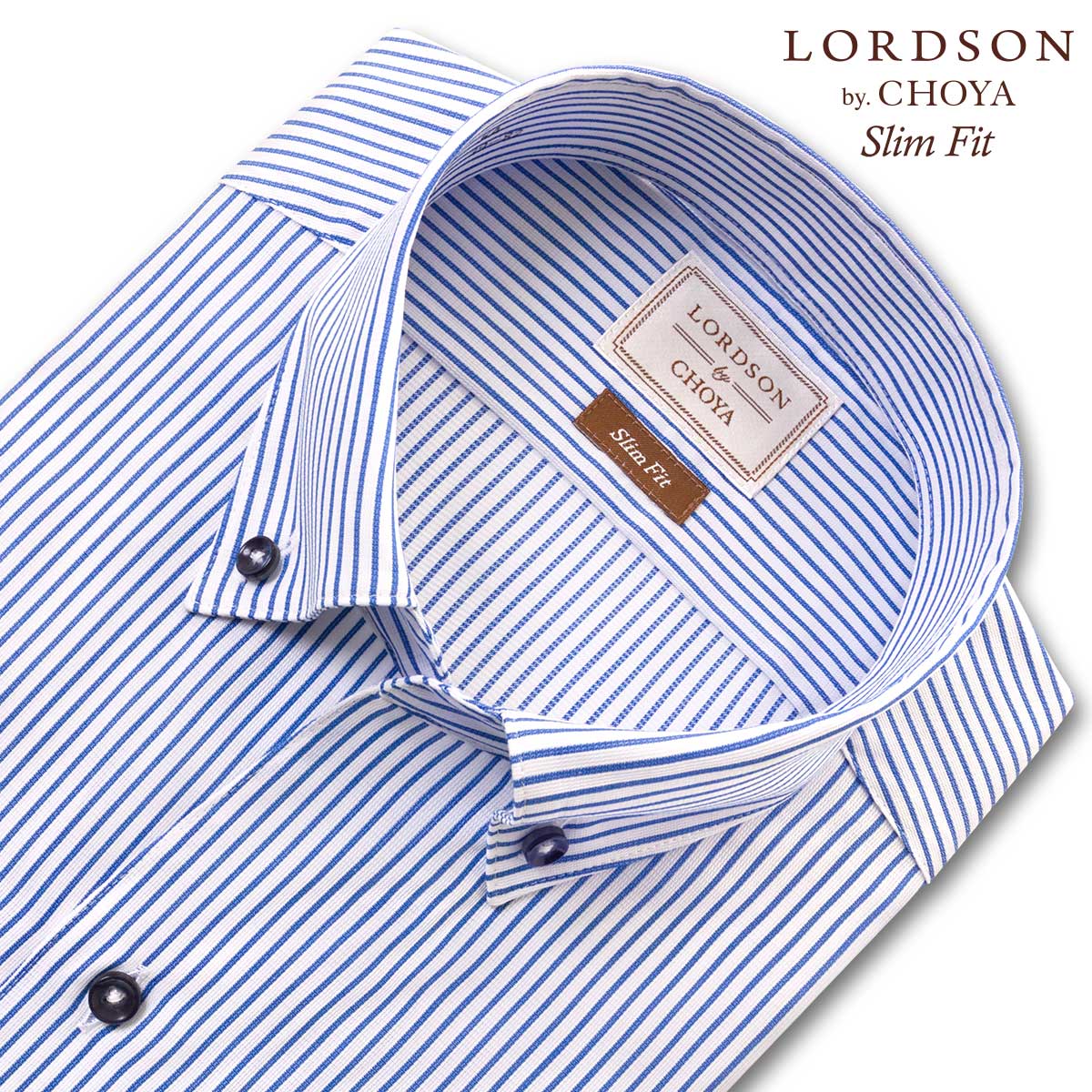 LORDSON Yシャツ 長袖 ワイシャツ メンズ スキッパ