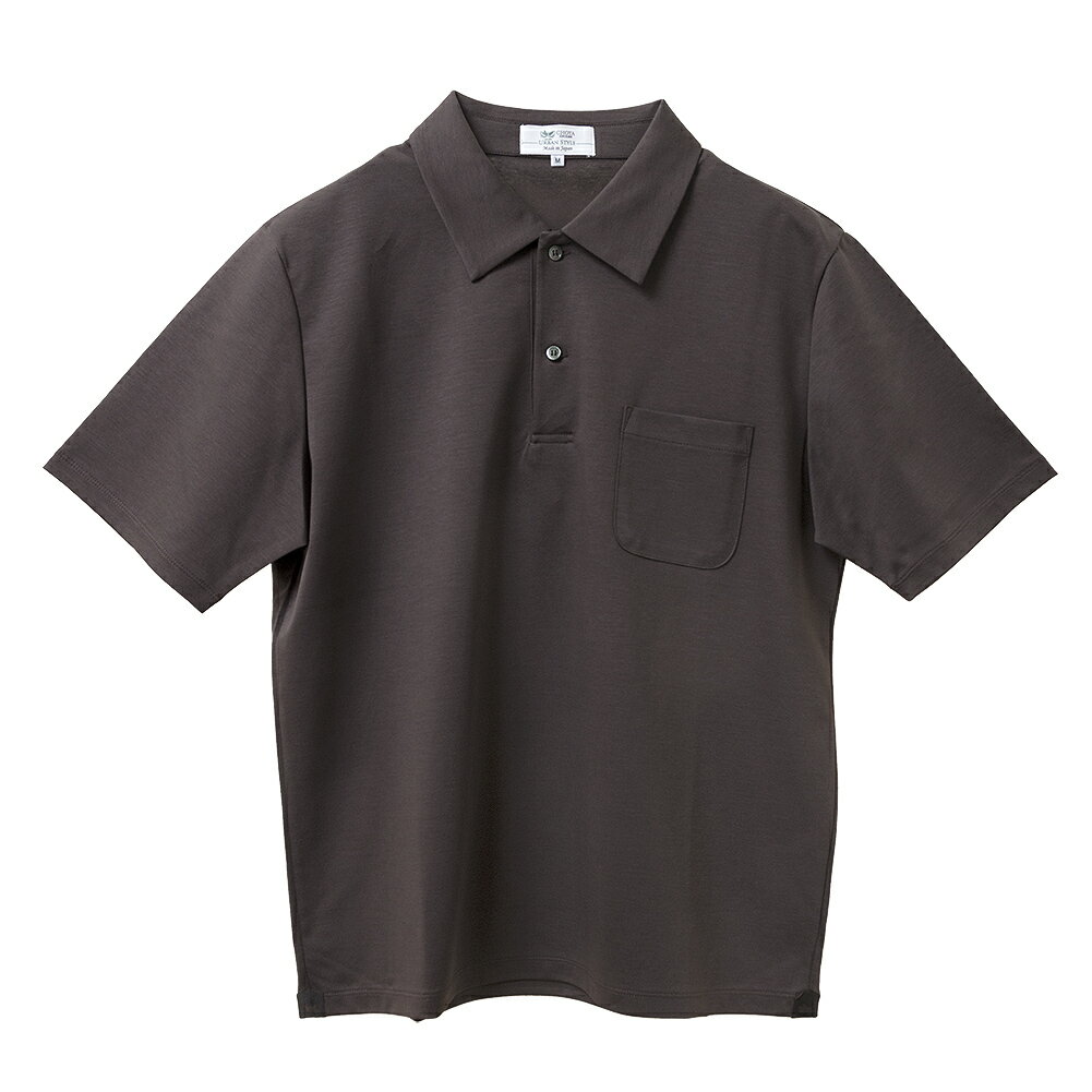 CHOYA URBAN STYLE プルオーバー 半袖 綿100% ポロシャツ 全3色 紺色 ネイビー ブ...