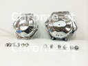 HINO グランドプロフィア&テラヴィ(ツーデフ車) トラニオンカバー&取付ボルト セット★高級クロームメッキ仕様★