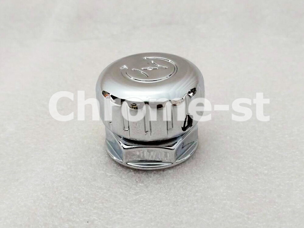 ISUZU　エルフ　アイドル調節ノブ＆台座ナット★高級クロームメッキ仕様★