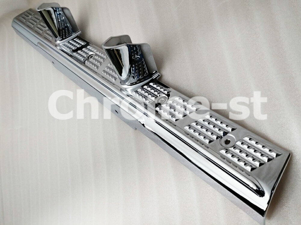 FUSO 24スーパーグレート　 バンパーステップ3点セット★高級クロームメッキ仕様★