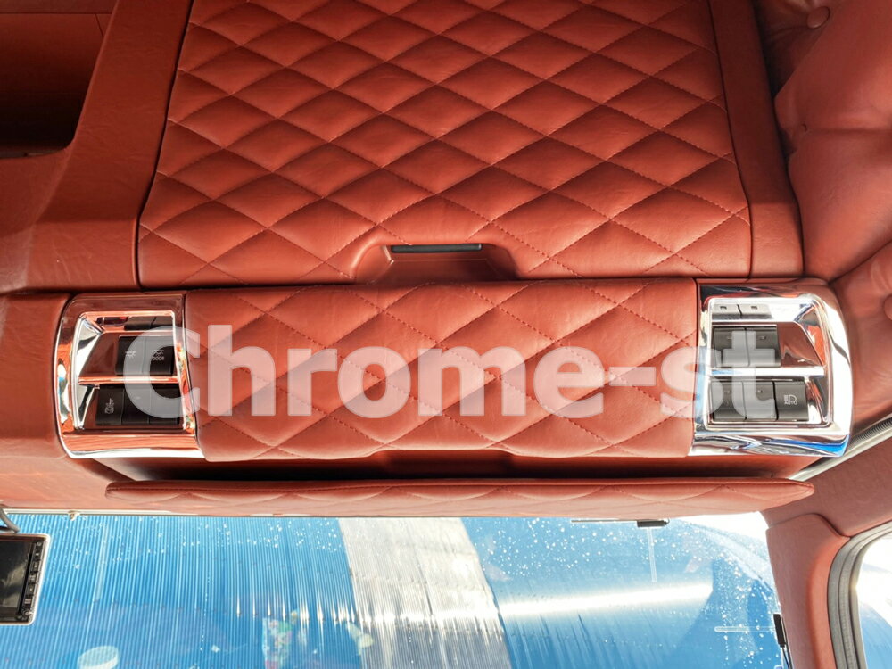 HINO　17プロフィア＆17レンジャー共通　運転席側オーバーヘッドスイッチパネル　左右セット★高級クロームメッキ仕様★