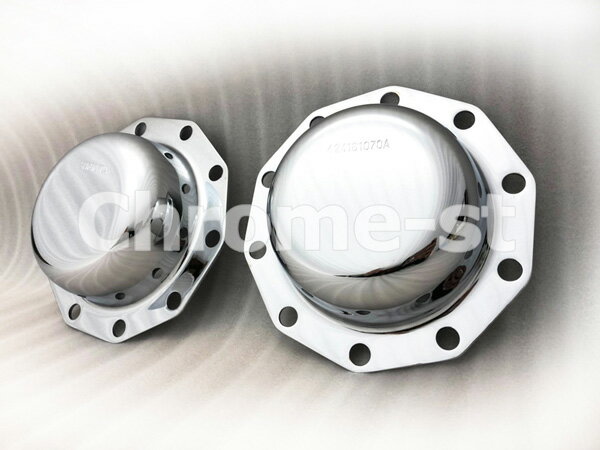 HINO　17プロフィア　RRハブキャップ　Bタイプ　左右セット　メッキボルト付き★高級クロームメッキ仕様★