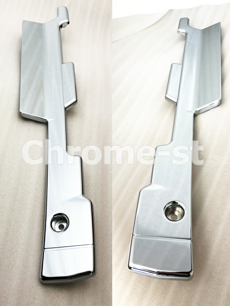 FUSO 17スーパーグレート　バンパーエンドモール低床用スポイラー無しタイプ　左右セット★高級クロームメッキ仕様★