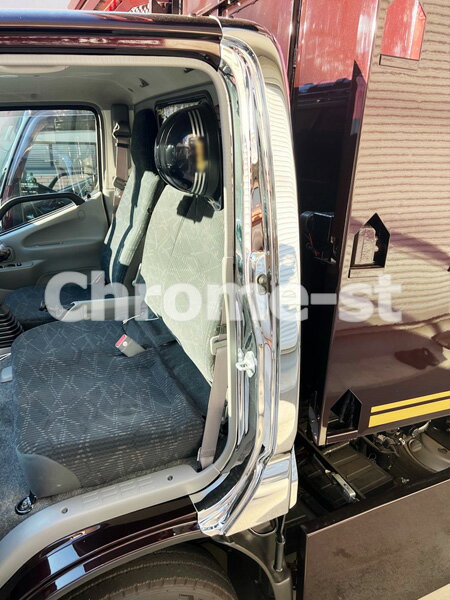 HINO デュトロ クォーターバックパネル 左右セット★高級クロームメッキ仕様★