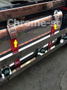 HINO グランドプロフィアアルミタンクバックル トレーラー用2個セット★高級クロームメッキ仕様★