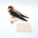 小鳥のメモスタンドE柄 80シート付き メモシート メモパッド 付箋 野鳥 便箋 メモ帳