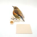 小鳥のメモスタンドA柄 80シート付き メモシート メモパッド 付箋 野鳥 便箋 メモ帳