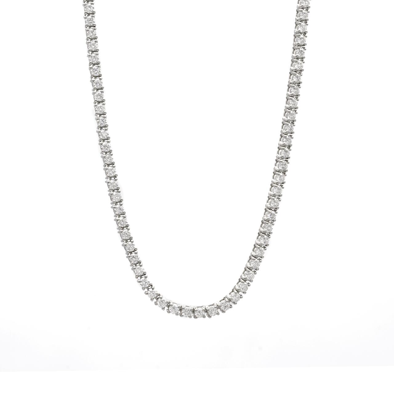 PT900_�ƥ˥��ͥå��쥹 ������_8.58ct _VS-VVS_��2.6mm_Ĺ��42cm / ��ܥ��������������� ���д��̽���_�ƥ˥���������_�ץ����900