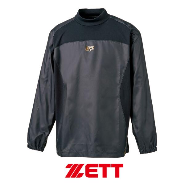 ゼット 少年用 ウインドレイヤーシャツBO215WJA-1900 ( ブラック) 防寒 ZETT