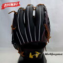 ワールドペガサス 硬式用 グラブ 内野手用 サイズ6 WGKGP42-90 ブラック グランドペガサス 右投げ グローブ WORLD PEGASUS