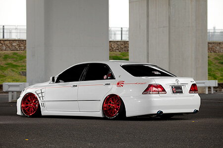 クラウン GRS18系 ロイヤル 前後期 アスリート 前期 ルーフスポイラー 塗装済 JDMCOMPLETE K-BREAK/ケイブレイク