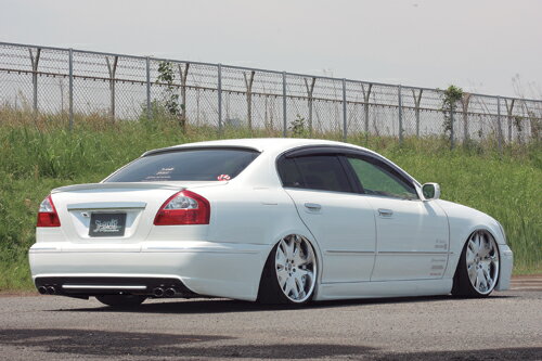 シーマ F50 前・中期 リアウイング 塗装済 J-UNIT