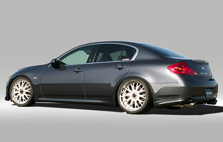 スカイラインセダン V36 前期 リアスパッツ EXCLUSIVE ケンスタイル