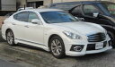 フーガ Y51 前期 フロントハーフスポイラー 塗装済 H-STYLE/エイチスタイル(2)