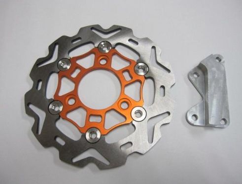 ズーマー200mmオレンジ フローティング BD−2 ブレーキディスクSET 【メーカー品番：1104085】 RinParts/リンパーツ