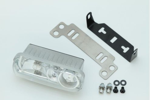 ステー、カプラー付き カスタム ヘッドライト クリヤー 【メーカー品番：1106009】 RinParts/リンパーツ