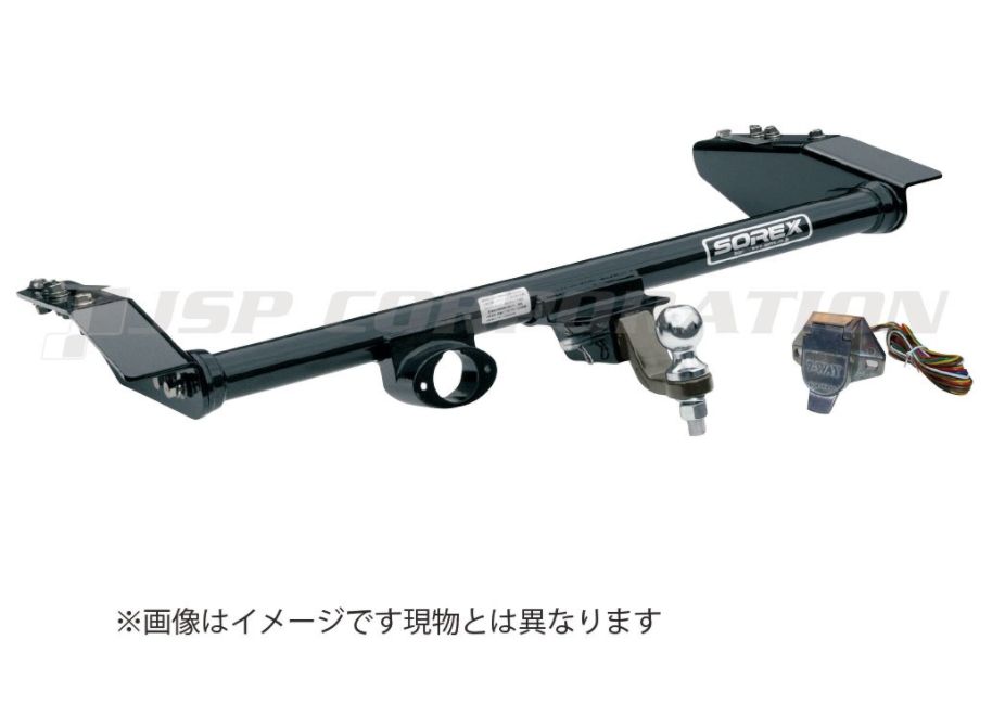 ランドクルーザープラド　150　角型スチールヒッチメンバー Eクラス 【メーカー品番：SRX-HT-DD-025】SOREX/ソレックス※個人宅様配送不可