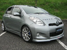 ヴィッツ NCP91 RS MC後 フロントリップスポイラー 塗装済 ショーリン