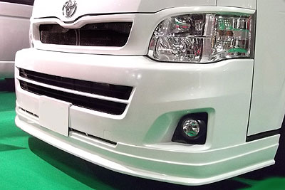 乐天商城 - ハイエース200系ワイド 3型 フロントハーフスポイラー 塗装済 乱人