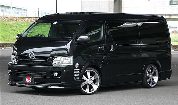 乐天商城 - ハイエース200系ワイド サイドステップ(両スライドドア車用） 塗装済 乱人