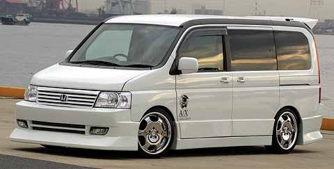 ステップワゴン RF3.4 前期 サイドステップ(ドアパネル付) 塗装済 乱人