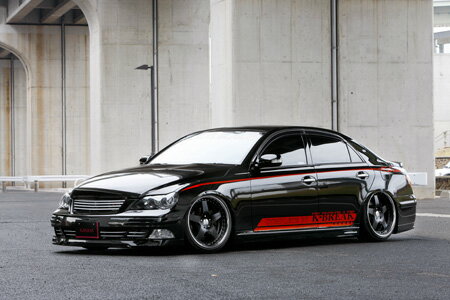 マークX GRX120 エアロ3点セット 塗装済 プラチナム K-BREAK（ケイブレイク）