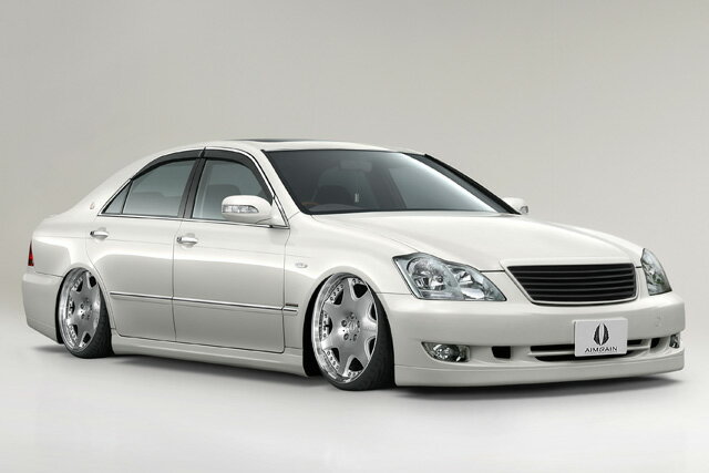 クラウンアスリート GRS180/182 前期 フロントバンパー 塗装済 純VIP エイムゲイン(2.0)