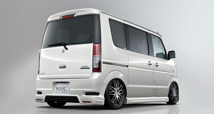 エブリィワゴン DA64W 後期 リアハーフスポイラー 塗装済 プレミアム スタンダードモデル V3 KLC