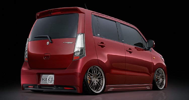 ワゴンRスティングレー MH23 前期 リアバンパースポイラー 塗装済 プレミアム パフォーマンスエディション KLC