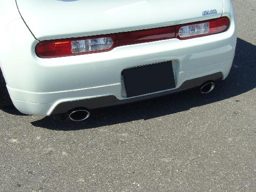 キューブ Z12 リアスタイリッシュハーフスポイラー エアロオーバー