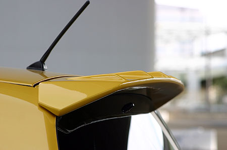 フィット GD1〜4 リアウィング 塗装済 乱人 ブラックエディション