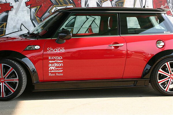 BMW ミニ クーパーS R56 前期 サイドステップ ランドスタイル 乱人