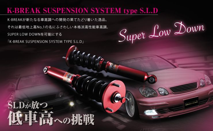 【送料無料】 サスペンションシステム type S.L.D オデッセイ RA1〜5 K-BREAK（ケイブレイク）