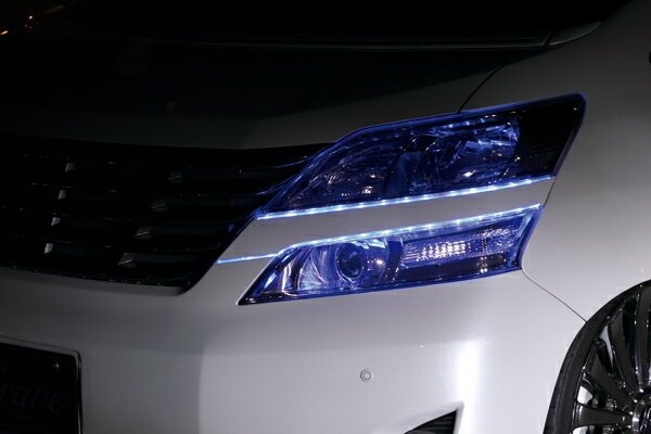 樂天商城 - ヴェルファイア（08/05- ANH20W,25W GGH20W,25W） 前期　LEDヘッドライトガーニッシュ BRASSEN(ブラッセン)