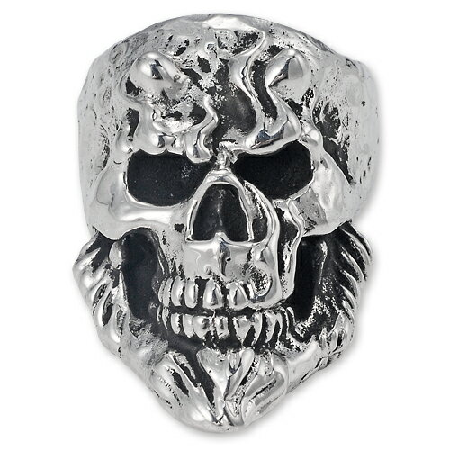 【ACE METAL WORKS　エースメタルワークス　RING　リング】デビルエーススモールスカルリング【送料無料】