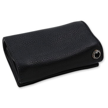 【CHROME HEARTS　クロムハーツ　Wallet　ウォレット　財布　レザー】3ホールドウォレット/レザーw/クロスボタン【送料無料】