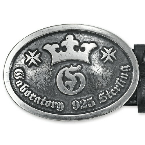 【GABORATORY ガボラトリー ガボール Belt ベルト】Gアンドクラウン ガボラトリーオーバルバックル【送料無料】