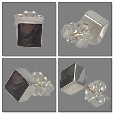 【STANLEY GUESS スタンリーゲス Earring イヤリング ピアス】スクエアウッドイヤリング【送料無料】