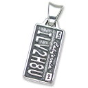 【TRAVIS WALKER DOUBLE CROSS トラヴィスワーカー ダブルクロス Pendant ペンダント】ライセンスプレートペンダント/ILV2H8...