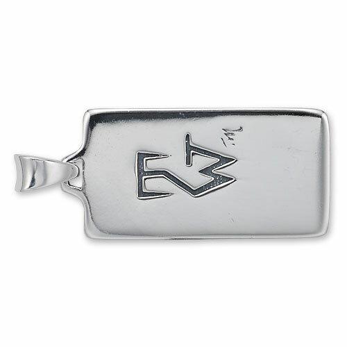 【TRAVIS WALKER　DOUBLE CROSS　トラヴィスワーカー　ダブルクロス　Pendant　ペンダント】ライセンスプレートペンダント/ロックスター/ミディアム【送料無料】