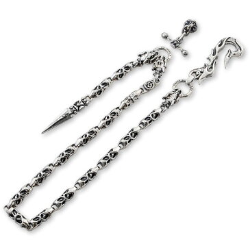 【TRAVIS WALKER DOUBLE CROSS トラヴィスワーカー ダブルクロス ウォレットチェーン】フレイムフック3ガーゴイルw/ミートリンクw/ミート&ダガーハンガーウォレットチェーン【送料無料】