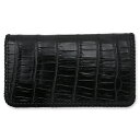 【VAN AMBURG LEATHERS ヴァンアンバーグレザーズ Wallet ウォレット 財布】チェックブックスタイルウォレット/クロコダイルw/インサイドプラスインレイ【送料無料】(4)